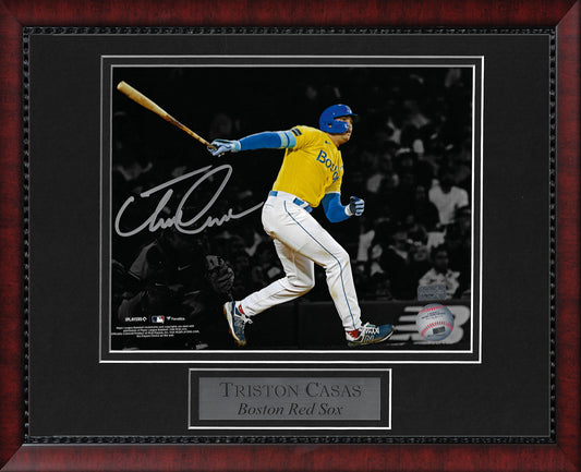 Triston Casas Autograph Photo City Connect Spotlight 11x14