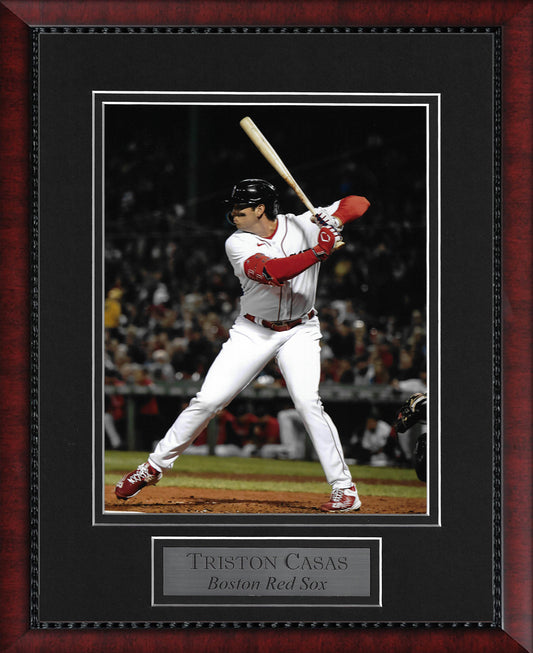Triston Casas Photo At Bat 11x14