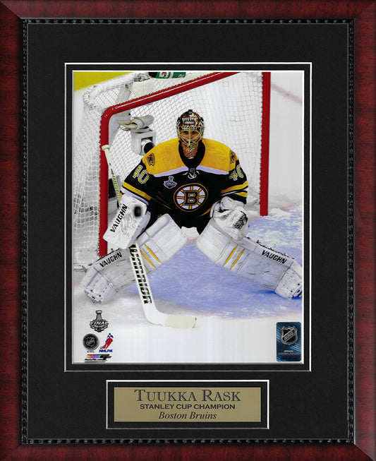Tuukka Rask Photo Ready In Net 11x14