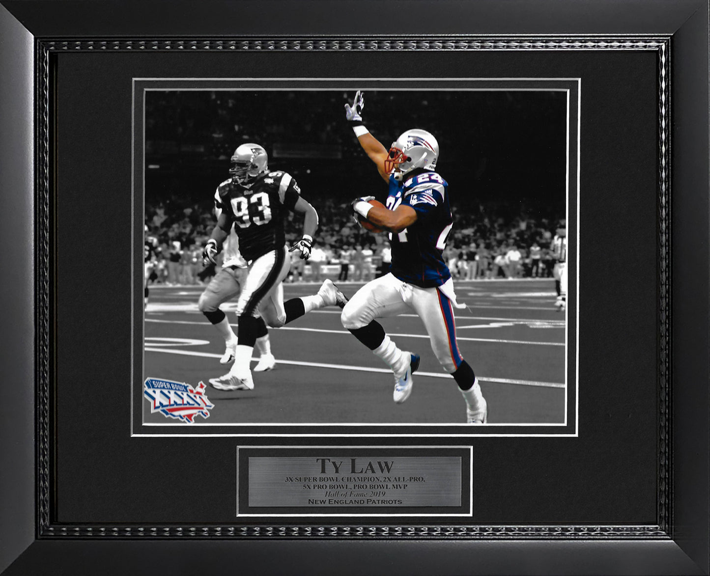 Ty Law Photo Super Bowl XXXVI TD Spotlight 11x14