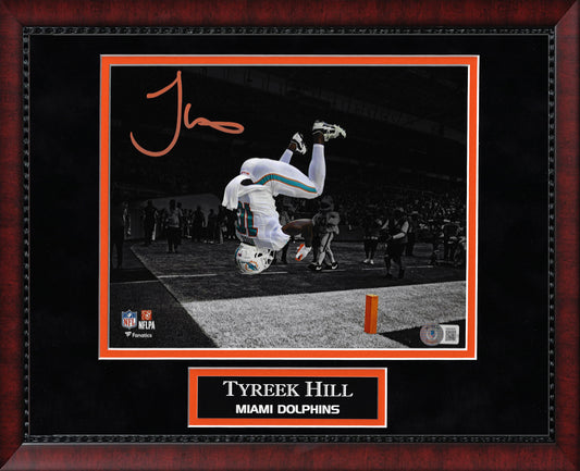 Tyreek Hill Autograph Photo Flip Spotlight 11x14