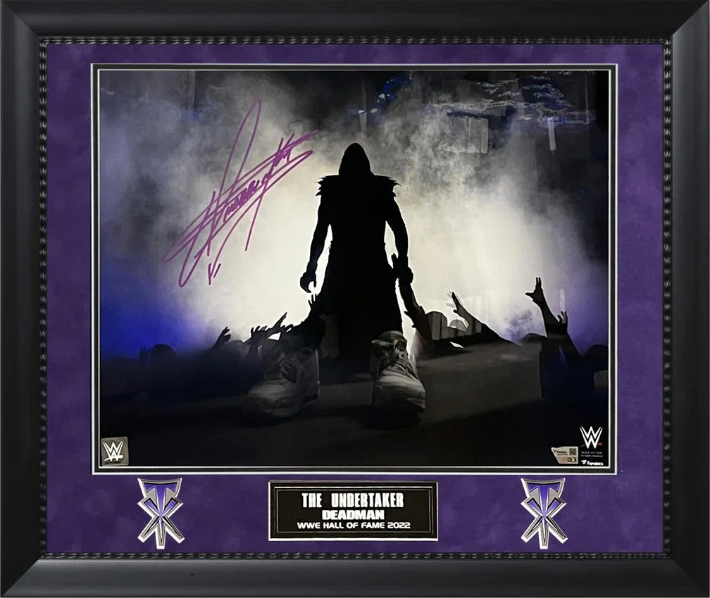 The Undertaker Autograph Photo 23x27