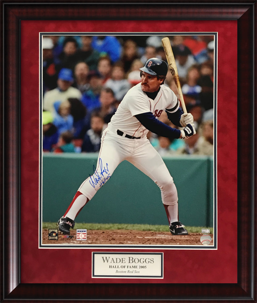 Wade Boggs Autograph Photo 23x27 New England Picture Authentication
