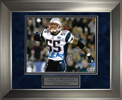 Willie McGinest Autograph Photo Celebrate 11x14