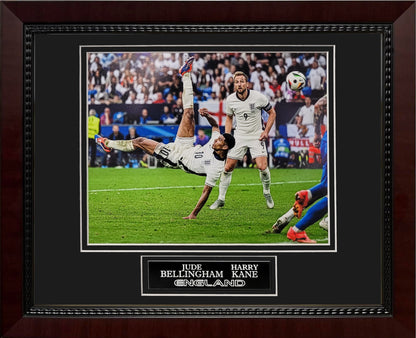 Jude Bellingham, Harry Kane Photograph - England National Team - Framed 13x16