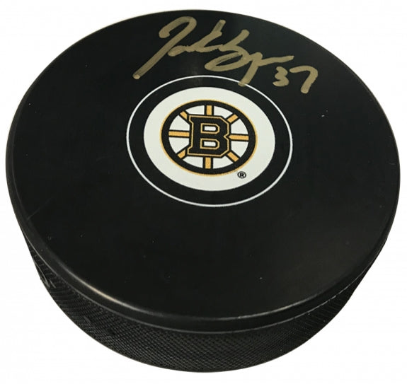 Patrice Bergeron Autograph Puck