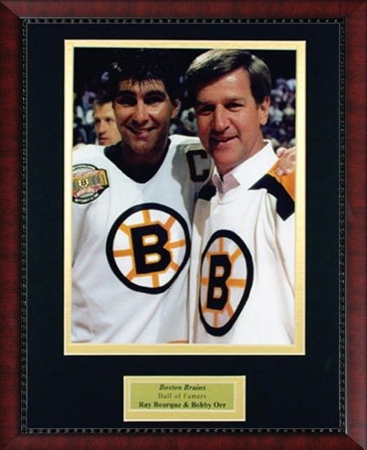 Ray Bourque Bobby Orr Photo 11x14