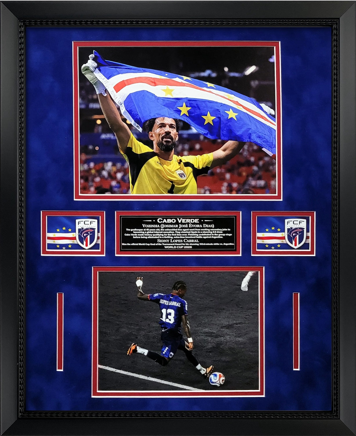 Vozinha, Lopes Cabral Photograph Collage - Cabo Verde - Framed 18x22