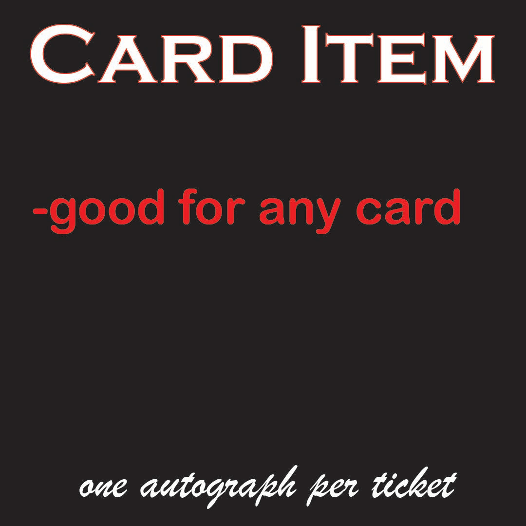 Caleb Durbin Card Autograph Ticket