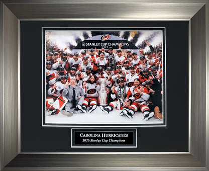 Carolina Hurricanes Photograph - 2026 Stanley Cup Champions - Framed 13x16