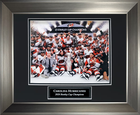 Carolina Hurricanes Photograph - 2026 Stanley Cup Champions - Framed 13x16