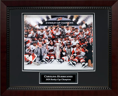 Carolina Hurricanes Photograph - 2026 Stanley Cup Champions - Framed 13x16