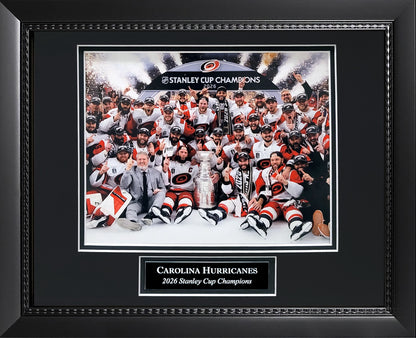 Carolina Hurricanes Photograph - 2026 Stanley Cup Champions - Framed 13x16