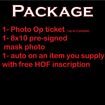 Gerry Cheevers Package  Ticket