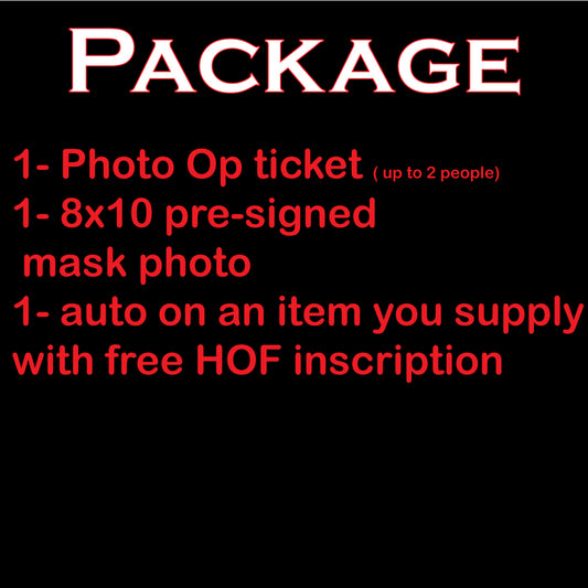 Gerry Cheevers Package  Ticket