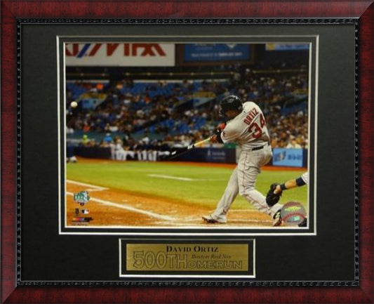 David Ortiz Photo 500th Home Run Swing 11x14