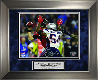Dont'a Hightower Autograph Photo Super Bowl LI Strip Sack 11x14