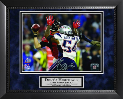 Dont'a Hightower Autograph Photo Super Bowl LI Strip Sack 11x14