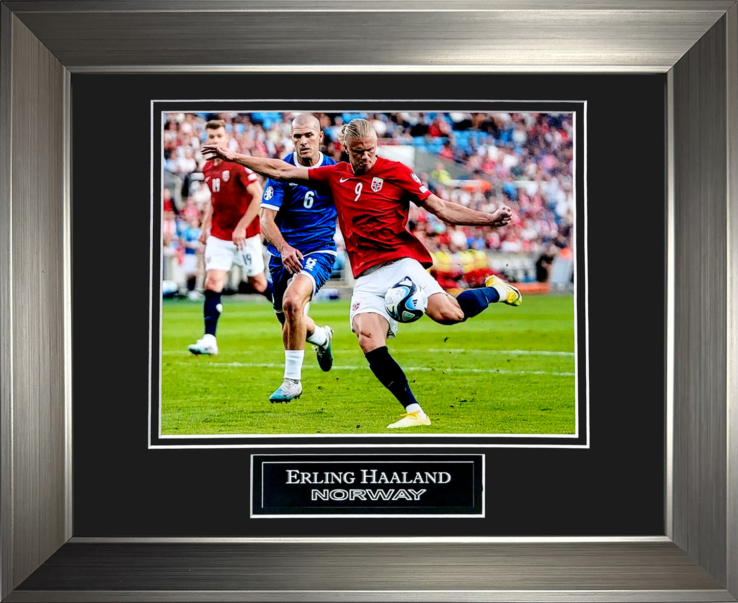 Erling Haaland Photograph - Norway National Team - Framed 13x16