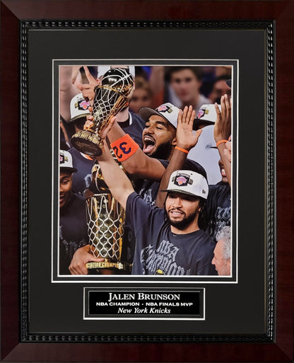 Jalen Brunson Photograph - NBA Finals MVP - New York Knicks - Framed 13x16