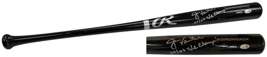 Jason Varitek Autograph Bat - Inscribed - Black Rawlings - Boston Red Sox - JSA Authentication