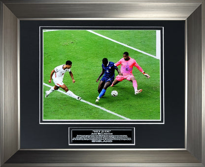 Jude Bellingham Photograph - Winning Goal - England National Team - Framed 13x16