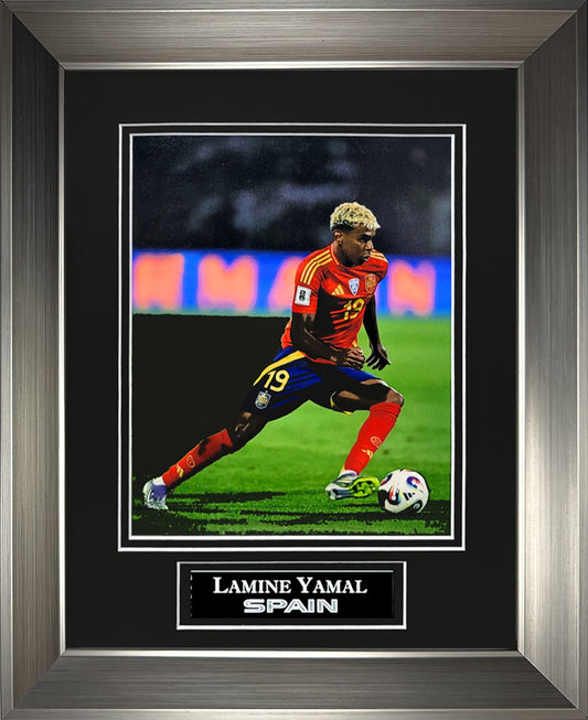 Lamine Yamal Photograph - Spain National Team - Framed 13x16