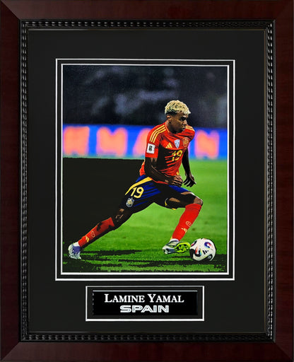 Lamine Yamal Photograph - Spain National Team - Framed 13x16