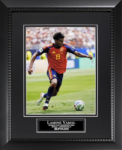 Lamine Yamal Photograph - 2026 World Cup Champion - Spain - Framed 13x16