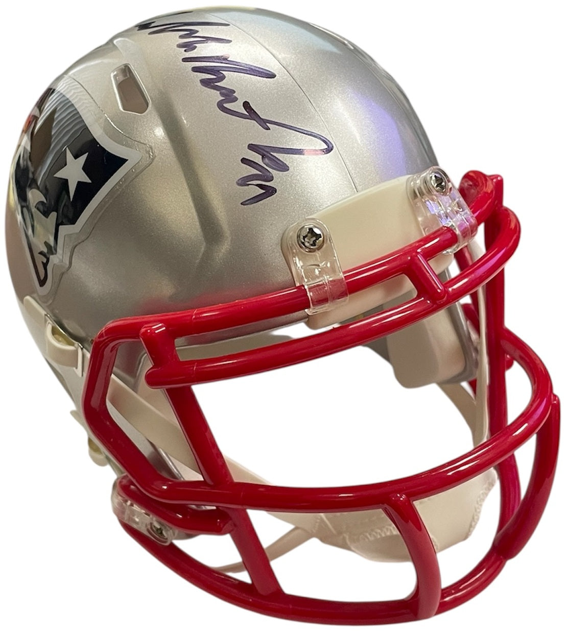 Malcolm Butler Autograph Mini Helmet - Speed - New England Patriots - JSA Authentication