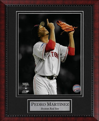 Pedro Martinez Photo World Series 2004 Point Up 11x14