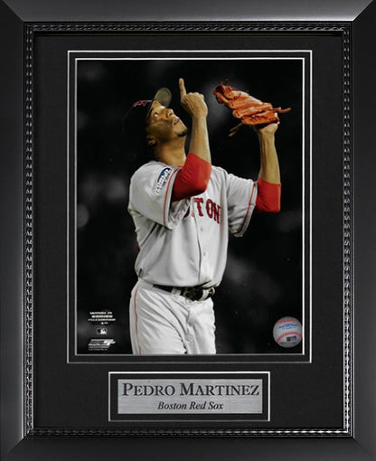 Pedro Martinez Photo World Series 2004 Point Up 11x14