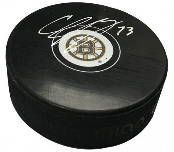 Charlie McAvoy Autograph Puck