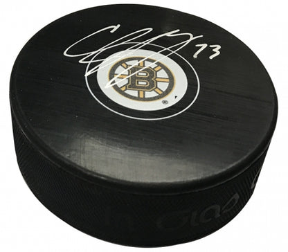 Charlie McAvoy Autograph Puck