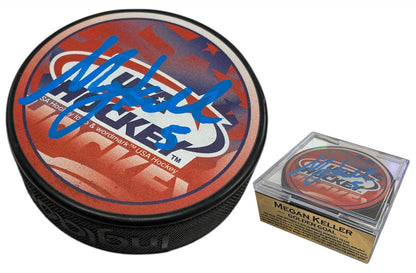 Megan Keller Autograph Puck - USA Hockey