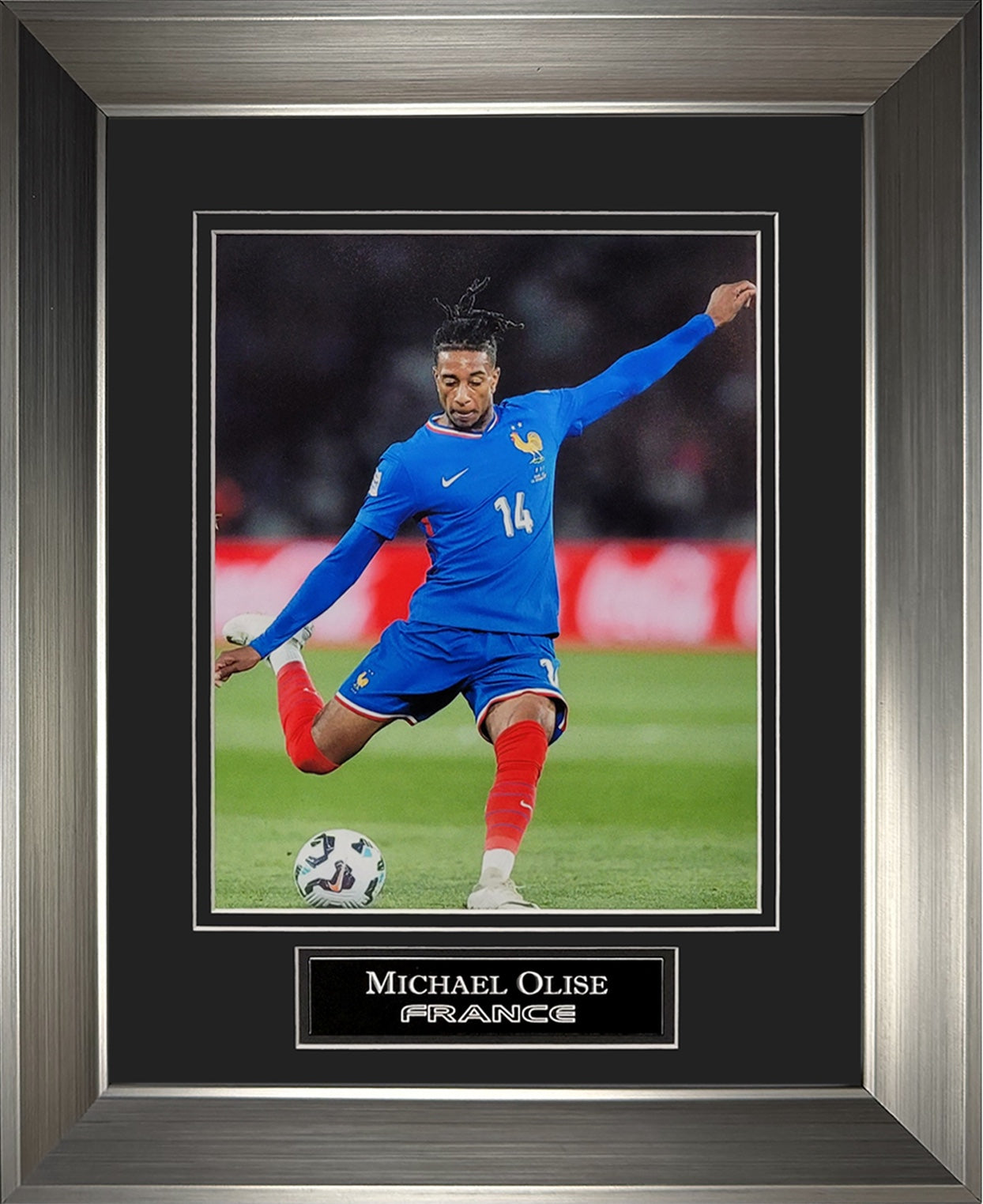 Michael Olise Photograph - France National Team - Framed 13x16