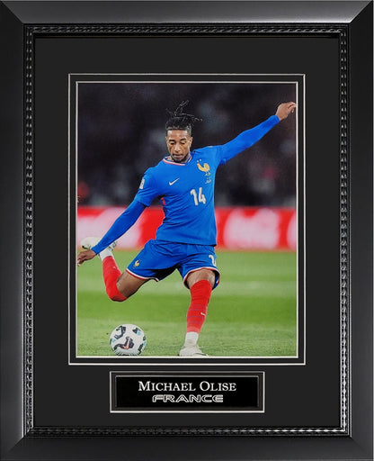 Michael Olise Photograph - France National Team - Framed 13x16