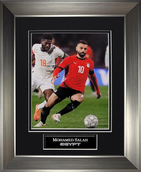 Mohamed Salah Photograph - Egypt National Team - Framed 13x16