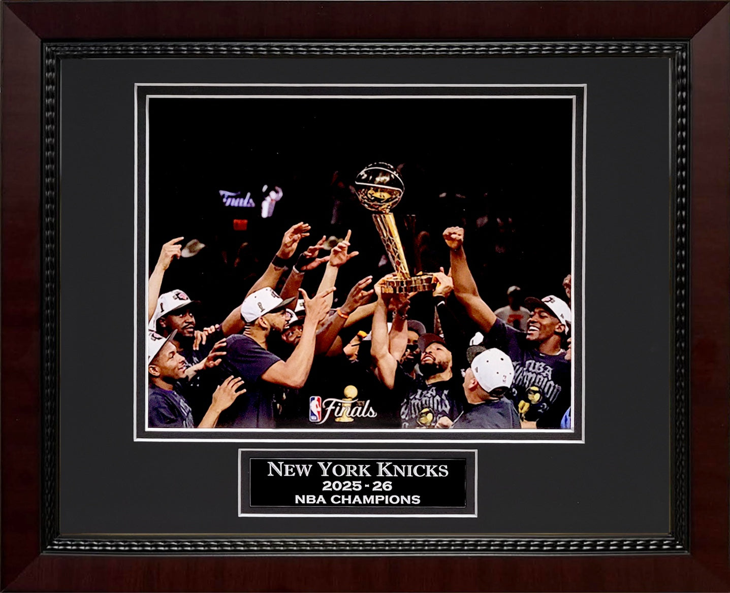 New York Knicks Photograph - 2026 NBA Champions - Framed 13x16