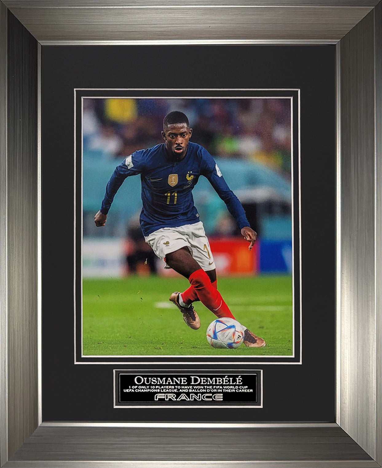 Ousmane Dembele Photograph - France National Team - Framed 13x16