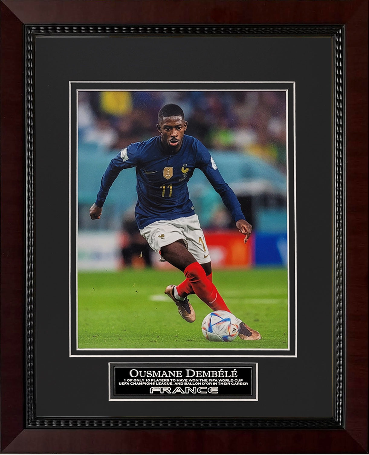 Ousmane Dembele Photograph - France National Team - Framed 13x16