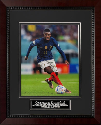 Ousmane Dembele Photograph - France National Team - Framed 13x16