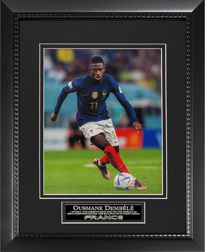 Ousmane Dembele Photograph - France National Team - Framed 13x16
