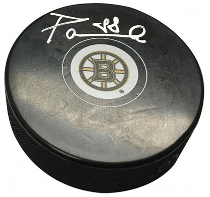David Pastrnak Autograph Puck