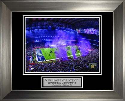 New England Patriots Photo Super Bowl LI Confetti 11x14