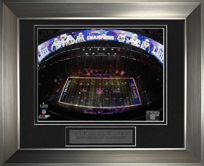 New England Patriots Photo Super Bowl LIII Confetti 11x14