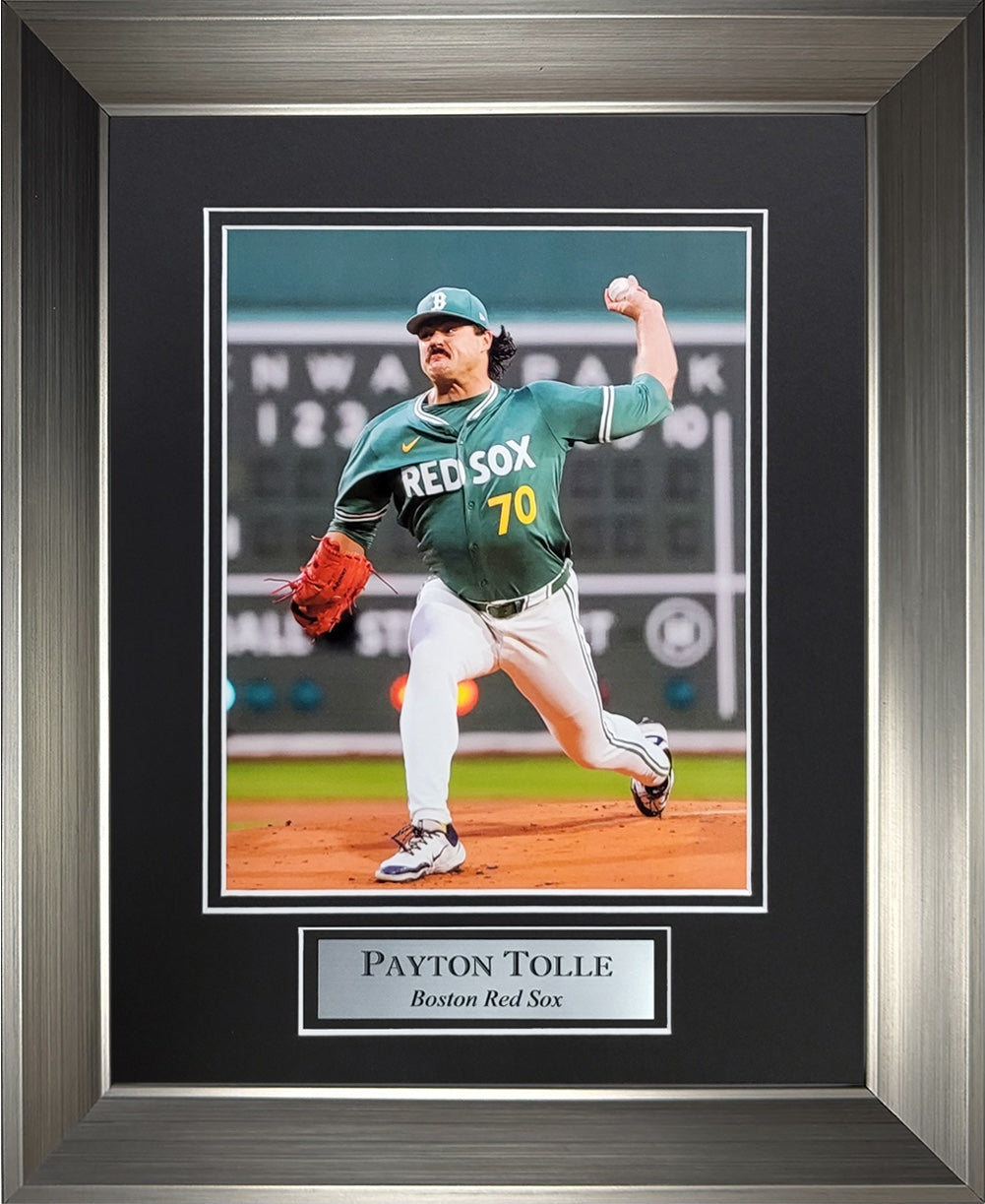Payton Tolle Photograph - City Connect Uniform - Boston Red Sox - Framed 13x16