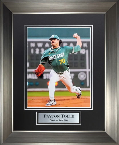 Payton Tolle Photograph - City Connect Uniform - Boston Red Sox - Framed 13x16