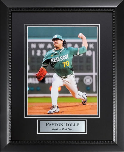 Payton Tolle Photograph - City Connect Uniform - Boston Red Sox - Framed 13x16
