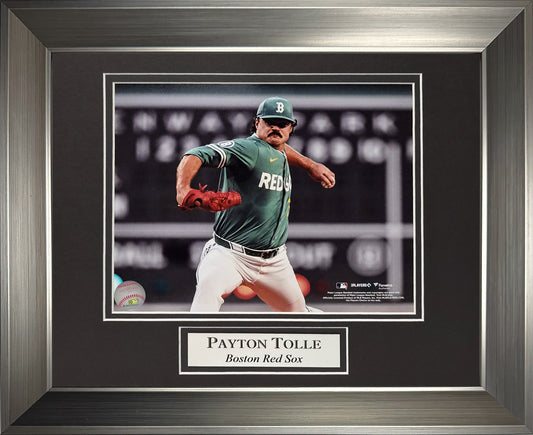 Payton Tolle Photograph - City Connect Uniform - Boston Red Sox - Framed 13x16